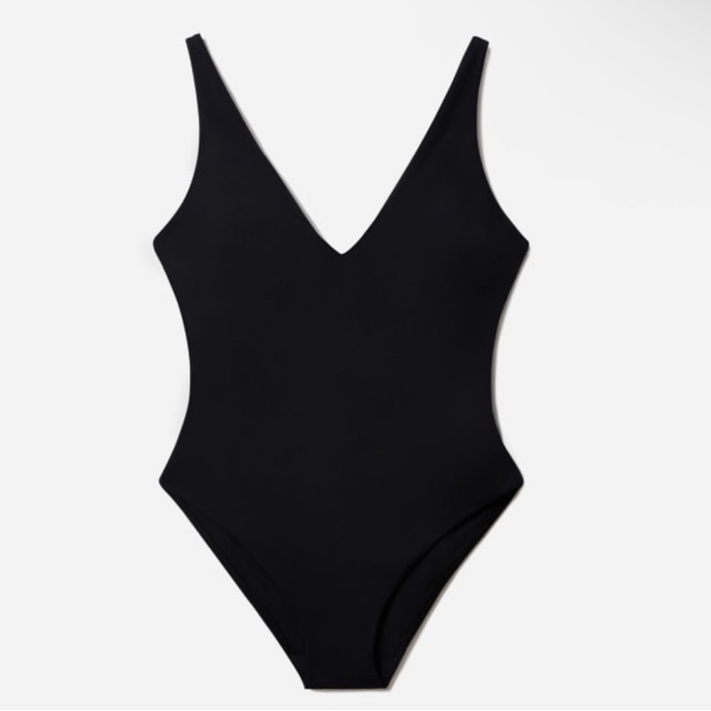 Everlane Classic Black One-Piece Swimsuit